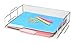 Ybmhome Silver Steel Mesh Stackable Letter Paper Holder Shelf Tray Desktop Organizer, Office Product 2303 (1, Silver)