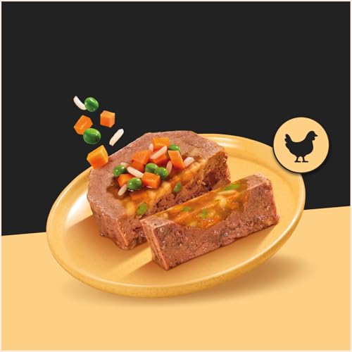 Cesar Garten-Terrine 14 x 150 g Geflügel mit einer Mischung aus Gemüse und Reis Stückchen in Pastete