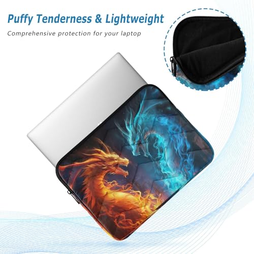 Funda para laptop Two Dragon Fire 13-14 pulg impermeable miniatura 5