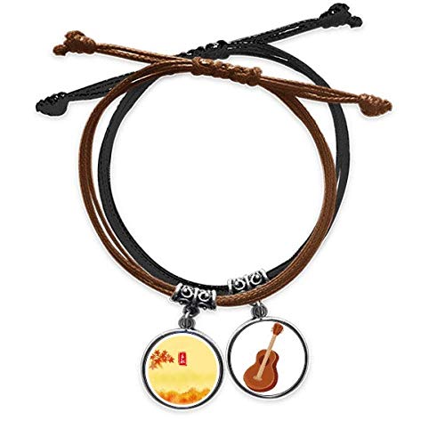 Pulsera de cuero para festivales y conciertos de rock urbano