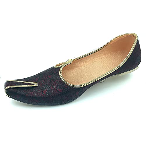 Chandrakala Wedding Nagra Shoes for Men Flats Punjabi Jutti (MF101)