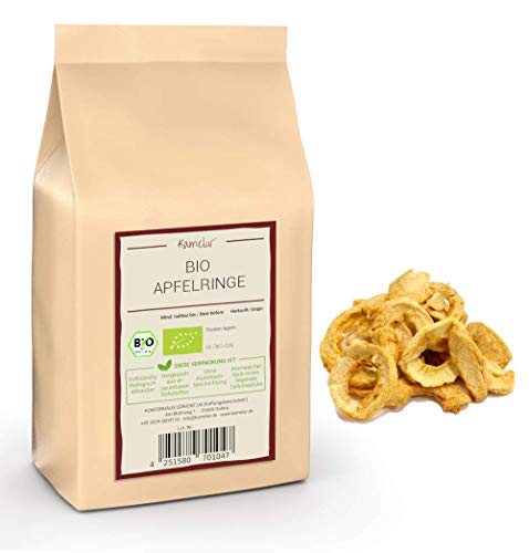 Rondelles de pommes BIO 1kg fruits séchés d'Allemagne non sucrés