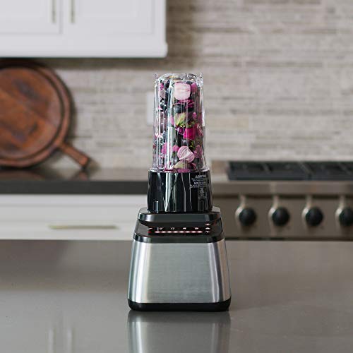 Blendtec GO (30 oz) Bottle, Reusable Single Serve Blender Cup, Includes Travel Lid, BPA-Free Jar, Clear - Thumbnail 6