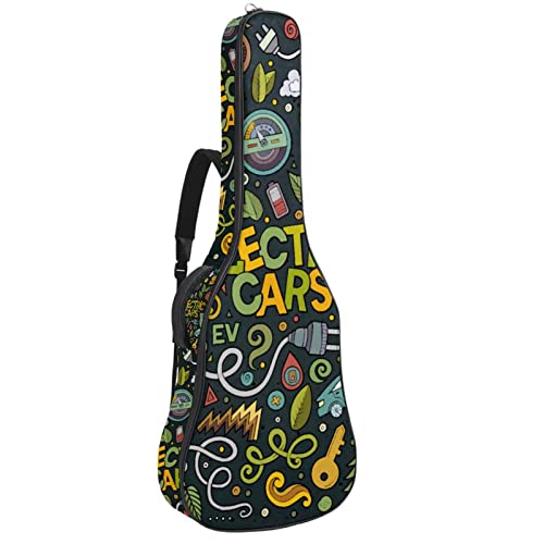 Sac à dos pour guitare acoustique étanche idéal pour les cours et trajets