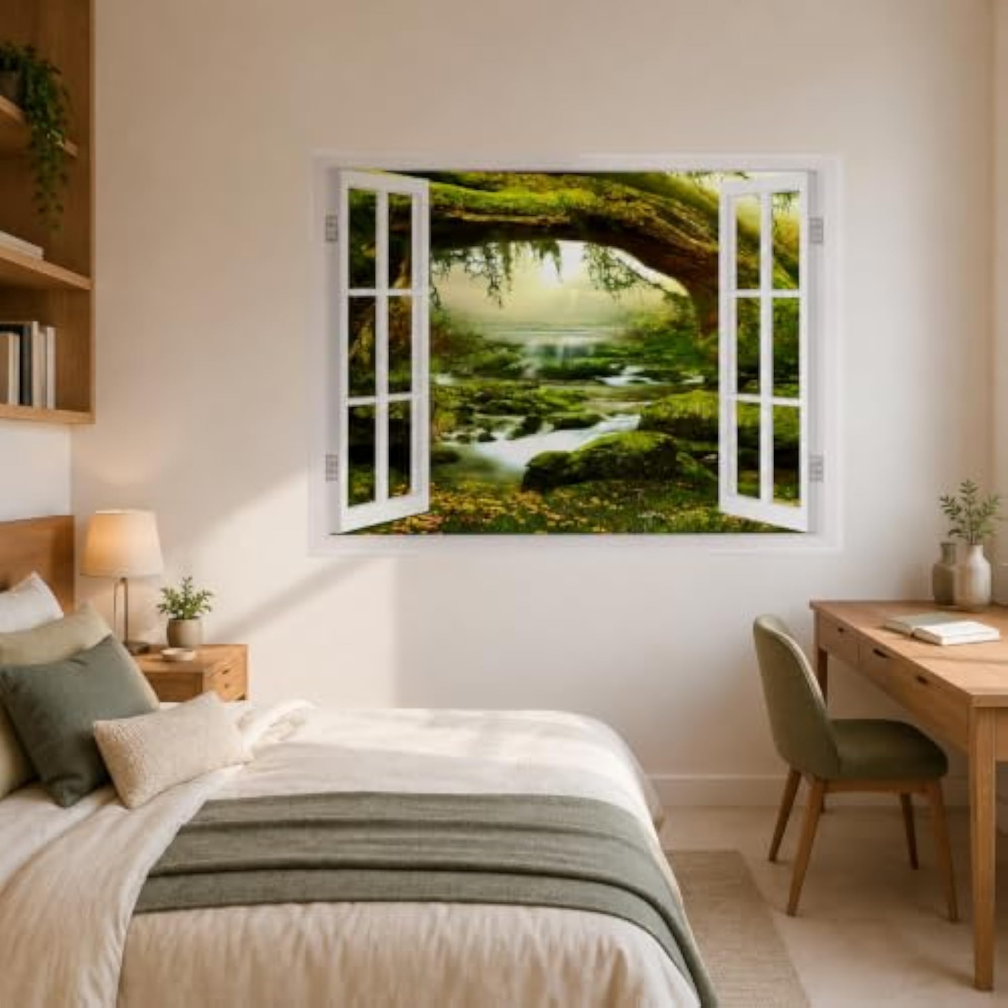 Nature Wall Window Illusion Sticker