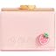 # D Pink Strawberry Wallet for Women