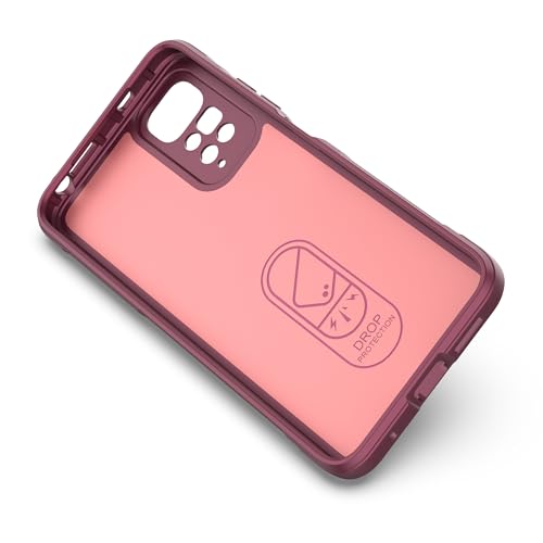 Protection Xiaomi Redmi Note 11S 4G coque antichoc silicone rouge vin - 7