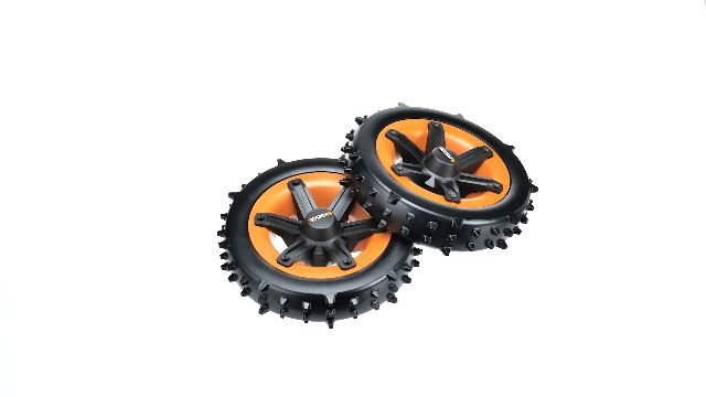 WORX WA0952 Ruote Super-Grip Per Landroid - Migliore Aderenza Su Pendenze Fino Al 45% - Facili Da Montare - Foto 10