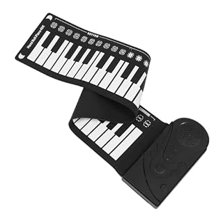 SECFOU 1 Jeu De 49 Touches Clavier De Musique De Piano Claviers De Piano Pour Enfants Piano Pour Enfants Piano Roulé À La Main Clavier De Piano Pliable Pianos Piano Pliant Pour Enfants - Les Beatles, Paul McCartney, John Lennon, RIngo Starr, George Harrison