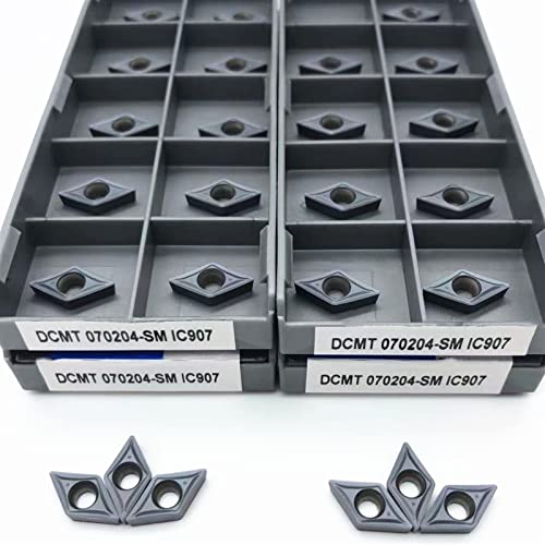 DCMT070204 SM IC907 Inserto de Carburo para Torno CNC miniatura 3