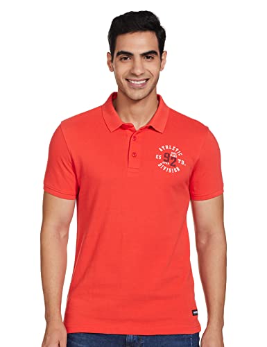 Image of Spykar Men's Cotton Solid Slim Fit T-Shirt