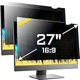 ZYY 2 Pack 27 Inch(diagonal) Computer Privacy Screen Filter (23 9/16 &times; 13 1/4) With Anti Glare,Anti...