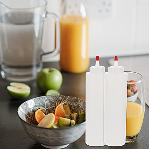 Lurrose 6Pcs Knijp Squirt Fles Kruiderij Squeeze Flessen Saus Dispensers Olie Squeeze Flessen Voor Ketchup Mosterd… - Image 3