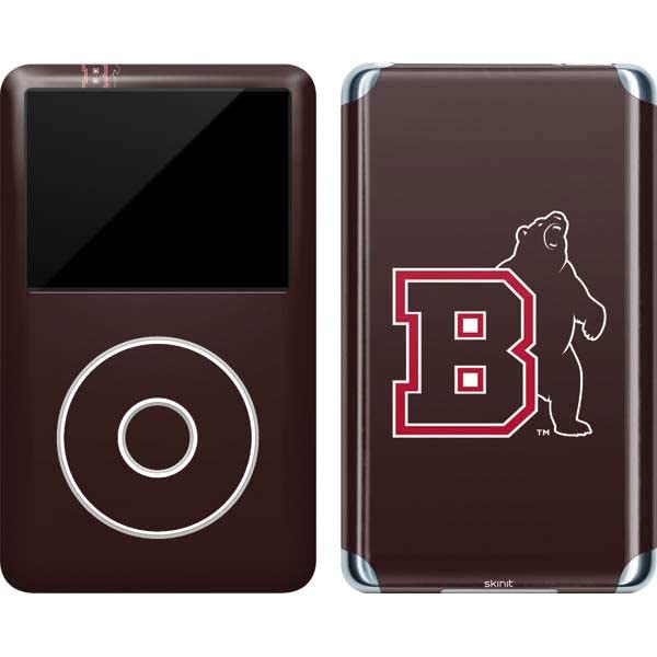 Skinit Decal MP3 Player Skin Compatible with iPod Classic (6th Gen) 80GB - Officially Licensed College Brown University Bears Logo Design
