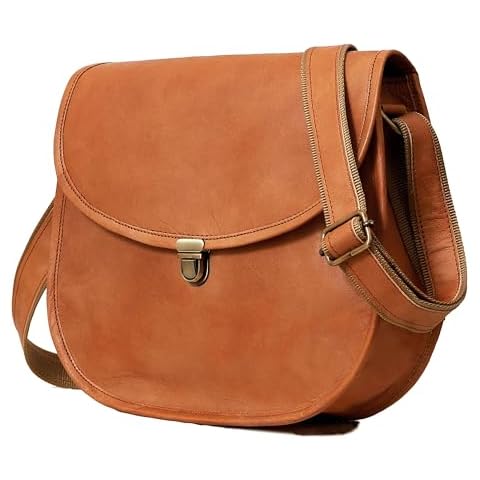 VC VINTAGE COUTURE Crossbody Bags for Women Small Leather Purses for Ladies Shoulder Bag Women's Crossbody Handbags Crossbody Purses For Women (Large) Cover