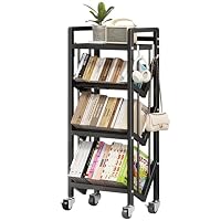 Amazon.co.jp: ファイルラック ファイルワゴン 本棚 5段 A4サイズ