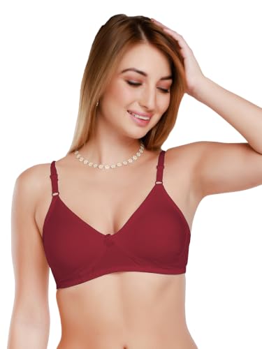Image of Daisy DEE Women's Cotton Seamless Non-Padded Non-Wired Full Coverage T-Shirt Bra NLBLA