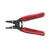 Klein Tools 11049 Wire Stripper, 16 to 8 AWG, 6-1/4 In, Red