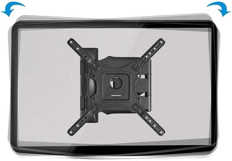 Wall-Mounted TV Rack Stand Bracket for 32-55" LED LCD TVs - Adjustable, Space-Saving Design, Sturdy Mounting for Home Entertainment and Gaming Setup