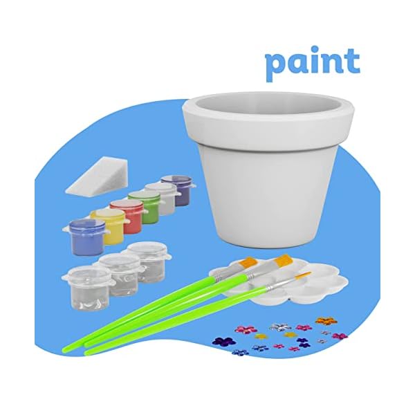 Dandarci cast paint plant kit for kids teens birthday easter gift ideas for girls boys age 8 14 year old girl teenage crafts gifts kits fun diy art teen projects casting gardening  urban country home decor