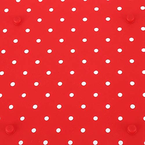 LNIEGE Smart Kitchen Silicone Splash screen Splatter Guard 32 * 28cm, Red