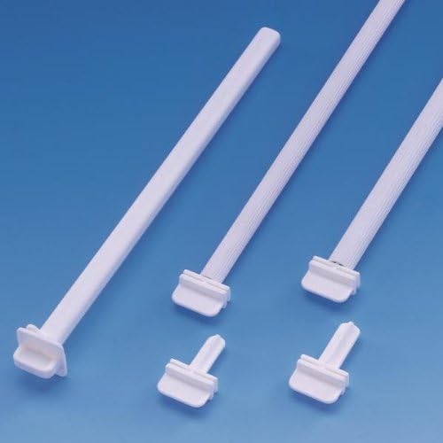Nobby Vogelsitzstange zum Querverdrahten 22 cm aus weißem Kunststoff