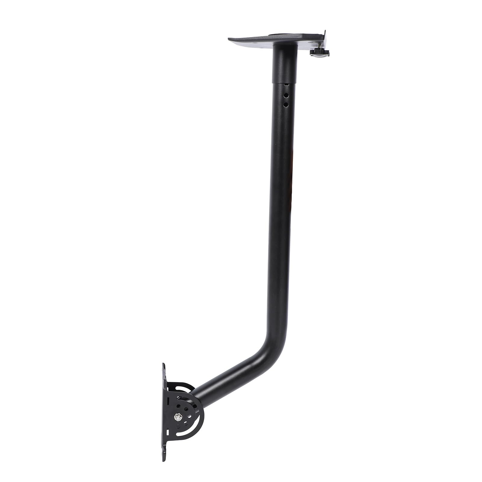 Adaptador de antena para mástil de antena de 360° y soporte de pared para techo en forma de J de 160 ° para el hogar y la escuela