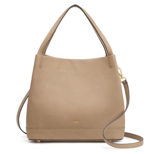 Bolso de cuero genuino Kattee para mujer pequeño y suave