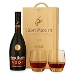 Personalised Remy Martin VSOP Cognac Champagne Gift Set with Glasses- Alcohol Gift Set, Remy Martin XO, Spirits Gifts for Him, for Her, Christmas, Birthday's, Father's Day, Mother's Day