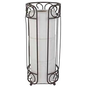 Home Basics TH10661 Toilettenpapierhalter Bronze