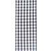 DII Checkered Tabletop Collection 100% Cotton, Machine Washable, Table Runner, 14x72, Gray