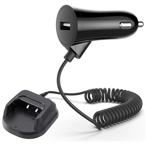 SAMCOM Radios FPCN30A USB Car Charger Fast Charge Travel Chargers Cable DC Adapter for 30A Walkie Talkies Battery Charger