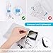 Belifu 4 Independent Channel TENS EMS Unit, 24 Modes,30 Level Intensity Muscle Stimulator Machine, Rechargeable Electric Pulse Massager with 10 Pads&5 Set Leads Wires, for Pain Relief Therapy (White)
