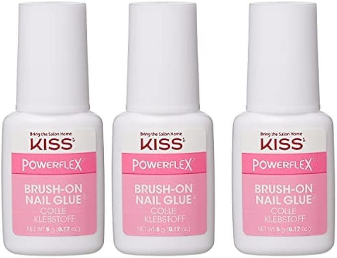 Kiss Powerflex-Brush-on Glue, BGL506 0.17 Ounce (3)