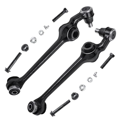 Image of Detroit Axle - Front End Kit for 1998-2004 Chrysler Dodge Intrepid Concorde 1999-2004 300M, 1999-2001 LHS, 2 Lower Control Arms with Ball Joint 4 Outer Inner Tie Rods 2 Adjusting Sleeves Replacement