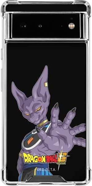 Skinit Clear Phone Case Compatible with Google Pixel 6 - Officially Licensed Dragon Ball Super Goku Vegeta Super Ball Design