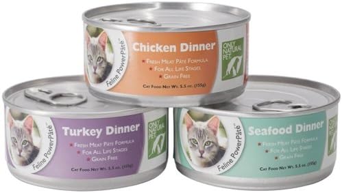 Only Natural Pet Feline PowerPate Chicken 5.5oz 24 Case