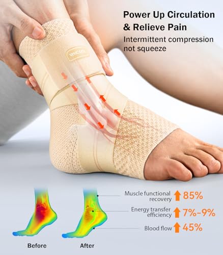 Image of 7-Zone Ankle Brace for Women&Men, L,Nude