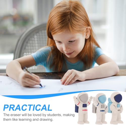 Sewroro 24Pcs Espaço Externo Fofo Espaço Com Tema Erasers Pequenos Astronautas Erasers Divertidos As