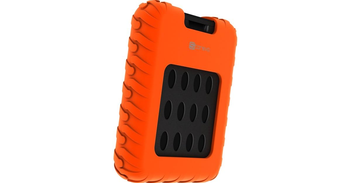 Storeva Xtrem Drive Orange USB-A 2.5 Inch Shockproof and Waterproof Drive Case