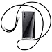 Produktbild mtb more energy® Handykette kompatibel mit Samsung Galaxy Note 10 Plus, Note 10+ (SM-N975, 6.8'') - schwarz - Befestigung unten - Smartphone Hülle zum Umhängen