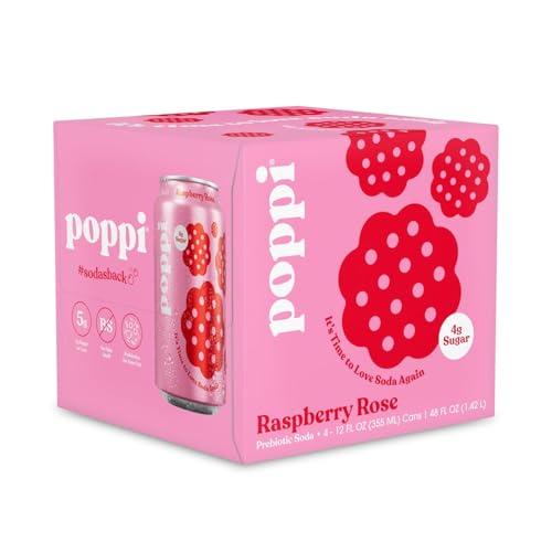 Poppii Raspberry Rose 48fl oz Refreshing Elixir