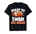 Ready to Tackle 6th Grade Football Back to School T-Shirt