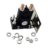 YESAY Starter Solenoid AM104036 Compatible with John Deere 108 111 116 116H 130 160 165 GX75 GX95 R72 R93 STX30 STX38 STX46 SX75 SRX75 4700 6100 6500 6600