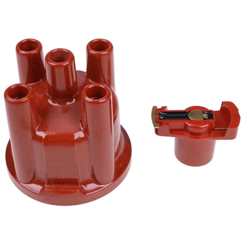 Chamixx Cap and Rotor Kit D604604 73554001942 Compatible with Volkswagen Cast Distributor 4 Cylinder Engines