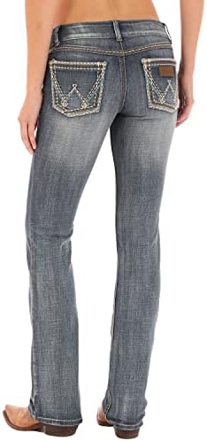 Wrangler Women’s Misses Retro Sadie Low Rise Stretch Boot Cut Jean-Dc