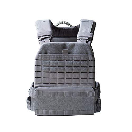 Adjustable Weighted Vest ASH Grey Men and Weighted Vest Women/Endurance