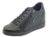  IGI&CO 6154900 - Pañuelo de borla negro con cuña para mujer con flecos y cordones Negro Size: 39 EU