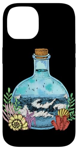 �{�g���ɓ������C �C�̔g �L�k �q�C�O���t�B�b�N �X�}�z�P�[�X iPhone 14 �p