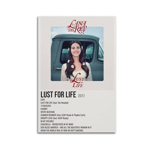 Stampa di immagini moderna di Lana Del Rey Lust For LifeArt, decorazione per camera da letto, soggiorno, estetica, su tela, decorazione per camera da letto, camera da letto, per camera da letto,